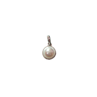 Charm Damiata Gioielli Donna in Oro bianco Perla 192/102-D199 - 192/102-D199